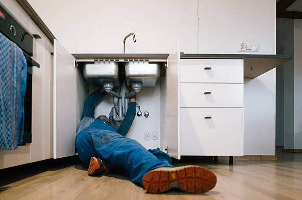 Professional Drain Cleaning technician working in Chappaqua, NY